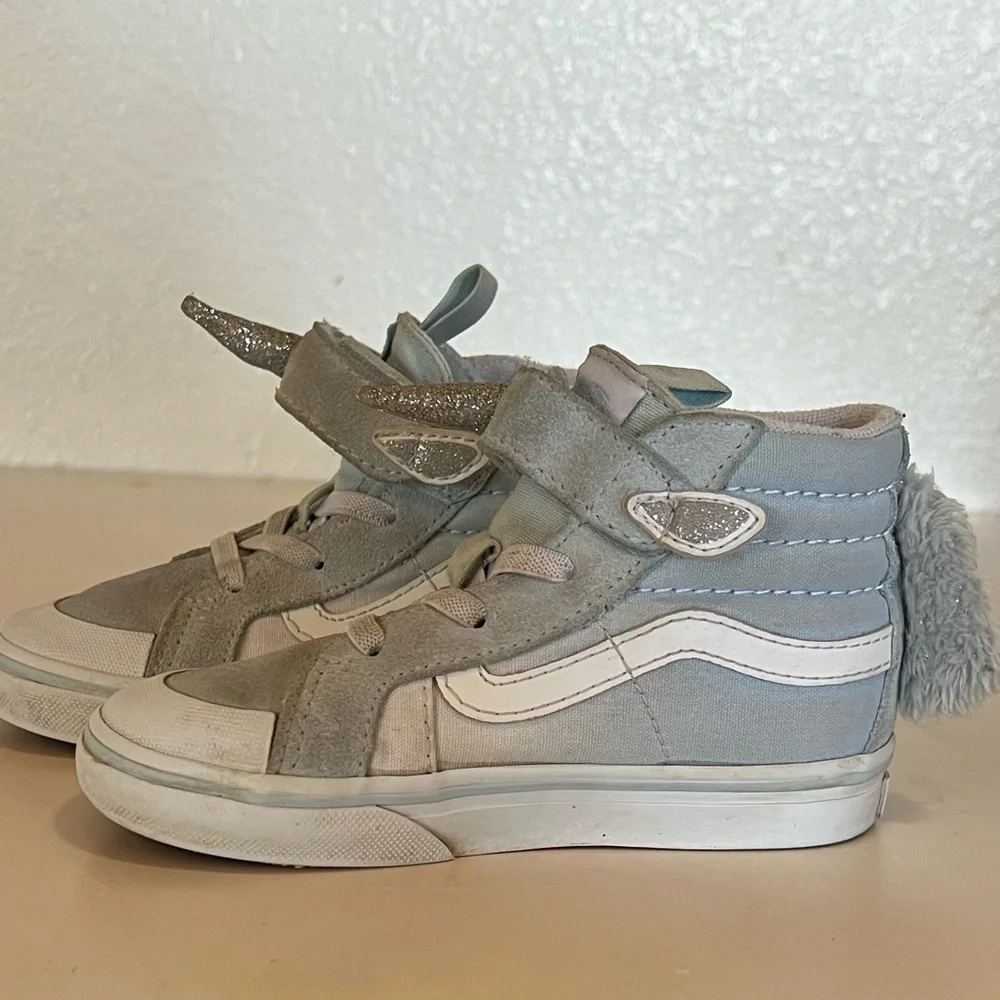 Vans Kids Toddler Unicorn Sk8-Hi RE Sneakers - sz 9 toddler